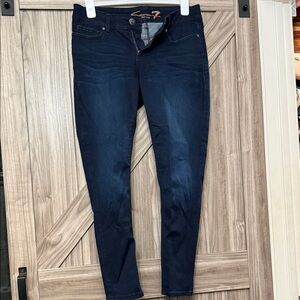 Seven7 Women's Midnight Blue Skinny Jeans